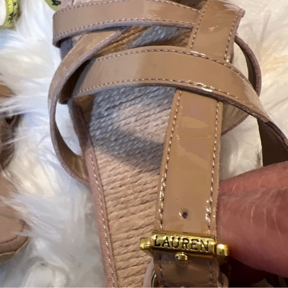 Lauren Ralph Lauren strap Sandals Espadrille 9 - Picture 7 of 8